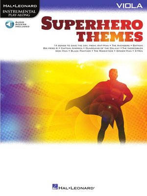 cover image of Superhero Themes Instrumental Play-Along for Viola